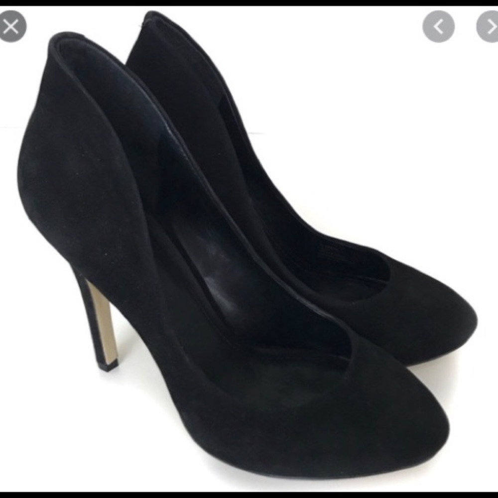 BCBGeneration Bristol Black Nubuck Heel